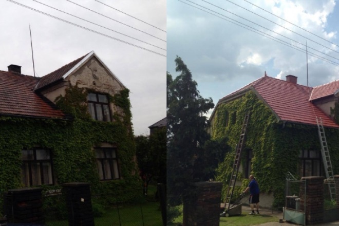 Renovace taškové střechy- Jičín