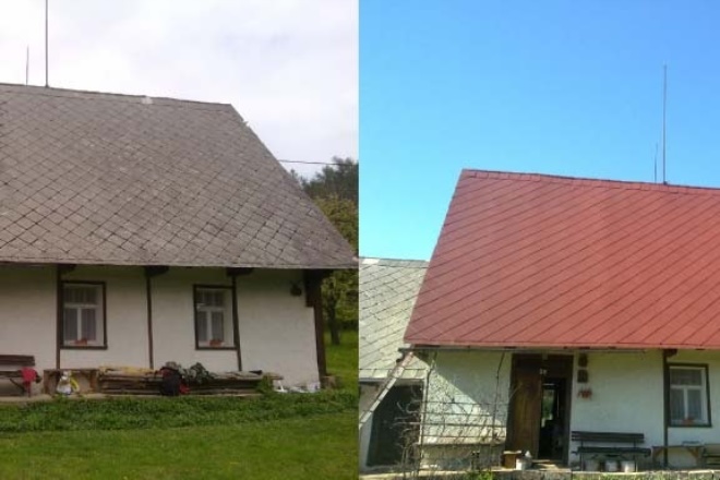Renovace eternitové střechy – Ostrava