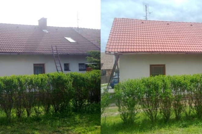 Renovace taškové střechy - Slatina