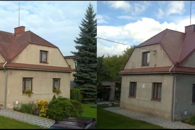 Renovace eternitové střechy –  Praha 