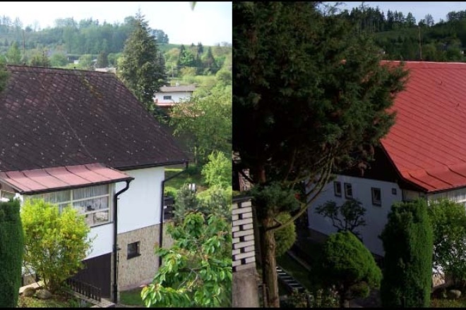 Renovace eternitové střechy – Náchod
